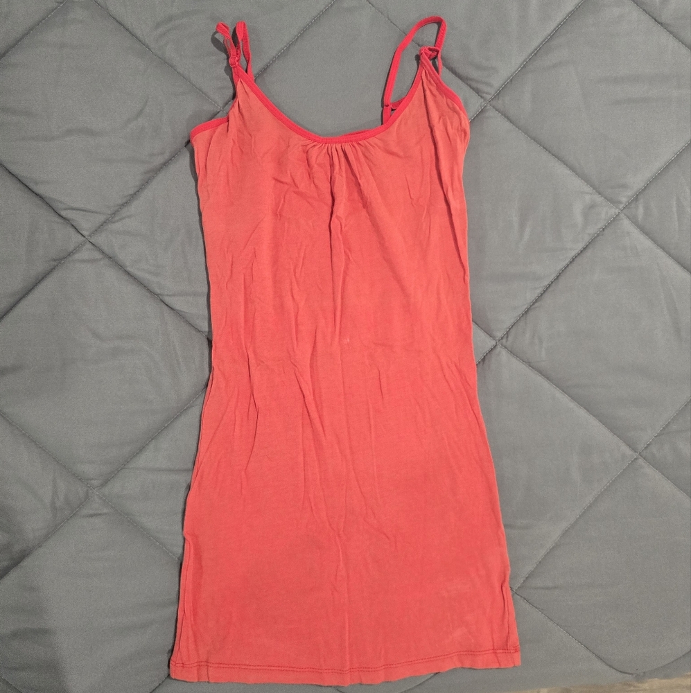 Women's Red Sleeveless Top With Adjustable Spaghetti Straps